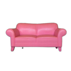 2004 Mattel BARBIE Replacement Hard Pink Plastic SOFA COUCH